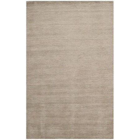 Safavieh 6 ft. x 6 ft. Square- Shag Himalayan Grey Hand Loomed Rug HIM311D-6SQ